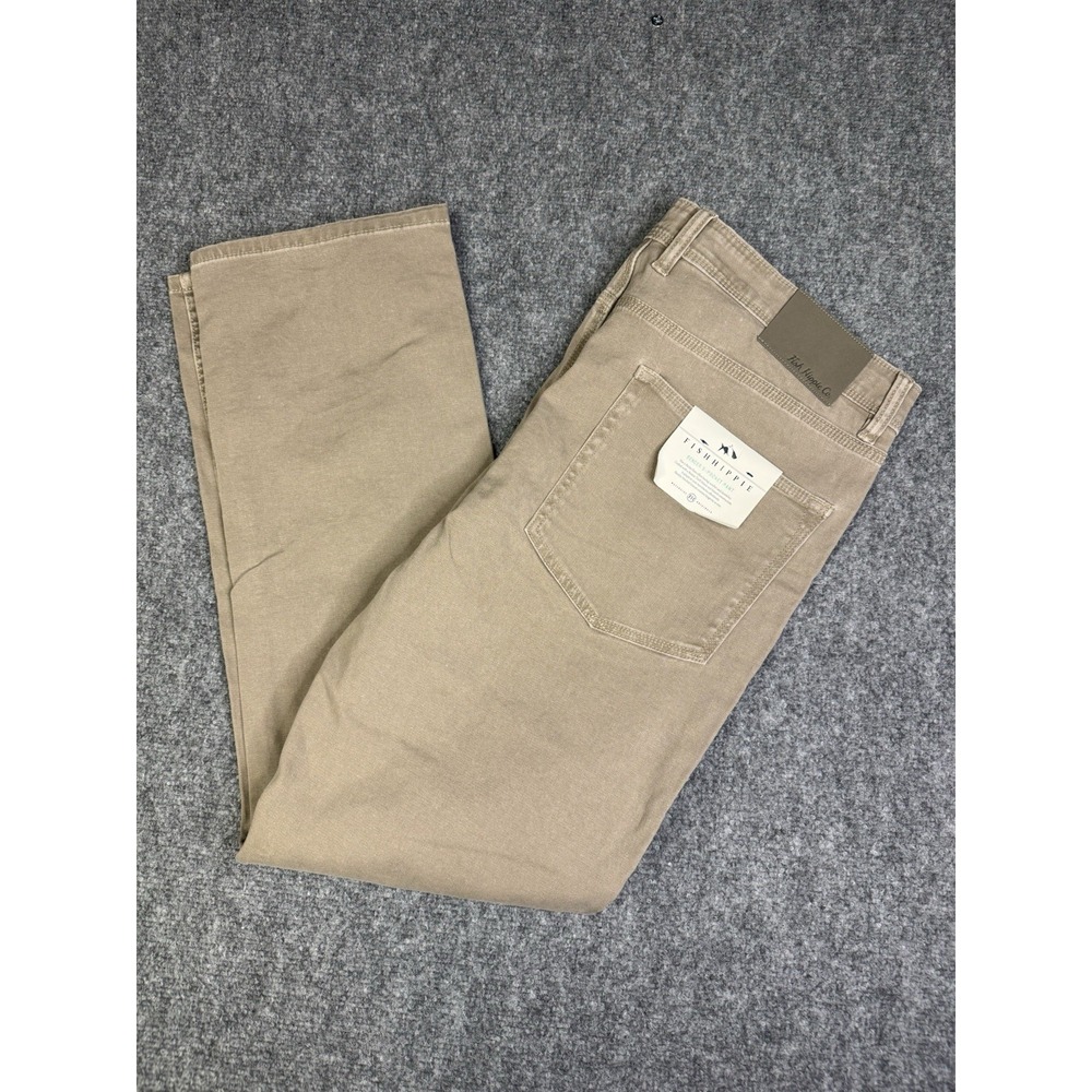 Mens Fish Hippie 5 Pocket Pants Size 38x32 New With Tags Teak Brown Jeans